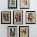 Экспозиция произведений Саши Семенова из серии "Пляж"