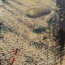 Н. Залозная "Sweet Heavens I" 2011. Холст, акрил, песок, 200x130 см